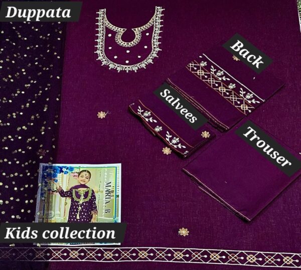 kids Eid dress unstitched