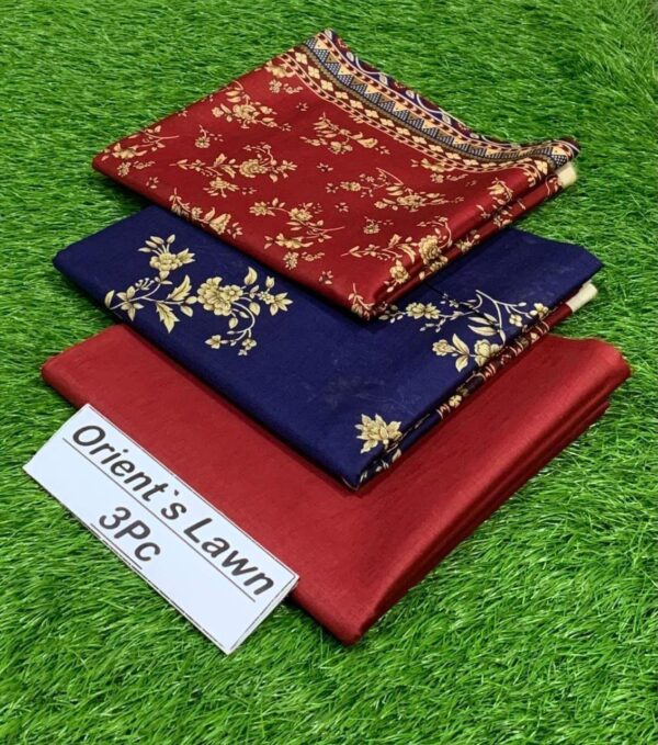 Pakistani 2PC Lawn Dress – Digital Printed Shirt with Trouser