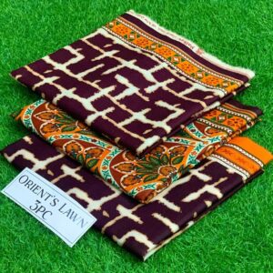 Premium Quality 3 Piece Lawn Suit – Printed & Unstitched