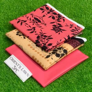 3 Piece Embroidered Lawn Suit for Women – Premium Quality