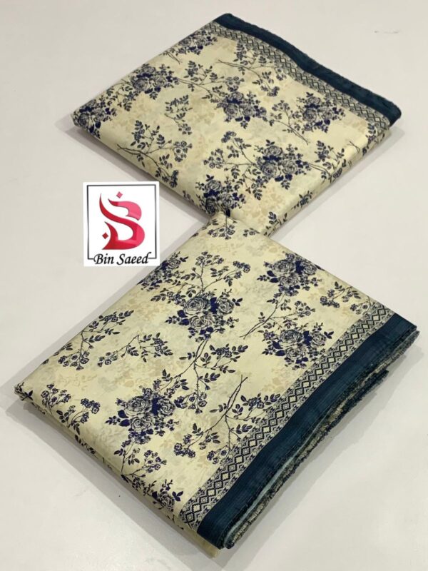 Printed & Unstitched BIN SAEED