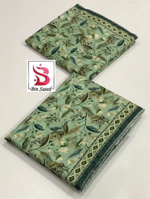Printed & Unstitched BIN SAEED