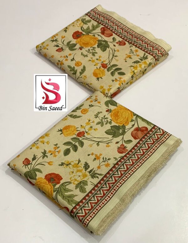 Printed & Unstitched BIN SAEED