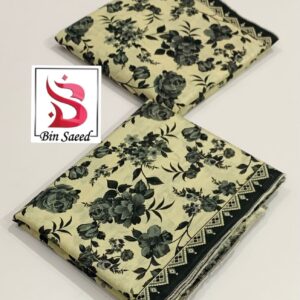 Printed & Unstitched BIN SAEED