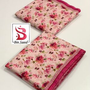 Printed & Unstitched BIN SAEED