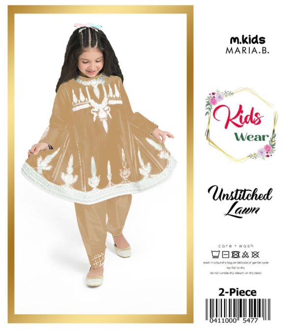 kids lawn dress unstitched