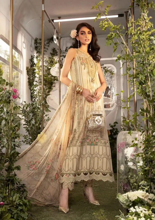 3 Piece Embroidered Lawn Suit for Women – Premium Quality
