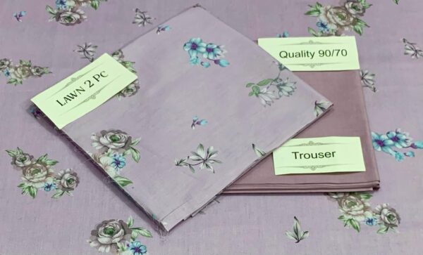 Unstitched Lawn 2PC