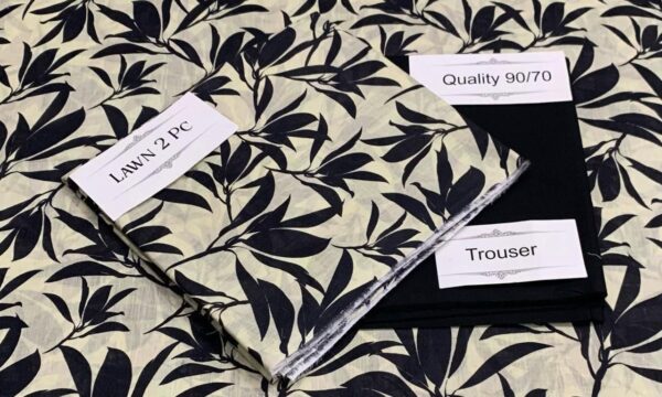 Unstitched Lawn 2PC