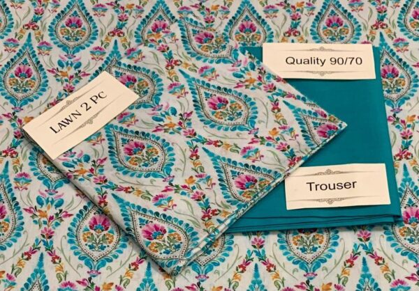 2PC Printed Lawn Suit