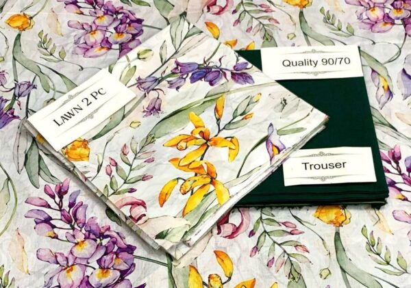 Trendy Digital Printed Lawn 2PC