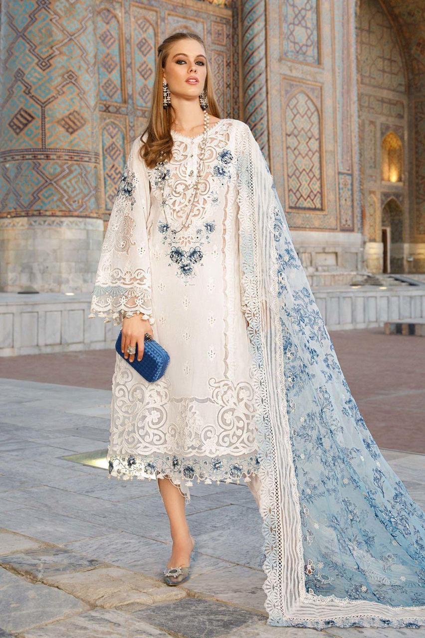 Chikankari Embroidered Lawn 3PC – Summer Trending Dress