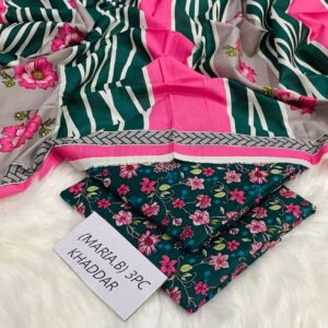 Printed Khaddar Suit with Wool Shawl – Pakistani Design 2025