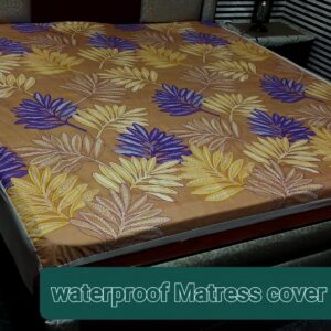 Fancy Printed Waterproof Mattress Fitted Bedsheet – Premium Quality & Stylish Designs