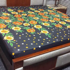 Fancy Printed Waterproof Mattress Fitted Bedsheet – Premium Quality & Stylish Designs