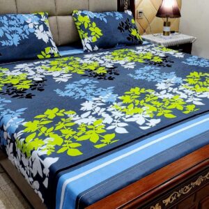 Crystal King Size 3-Piece Bedsheet Set | 100% Life Time Color Guarantee