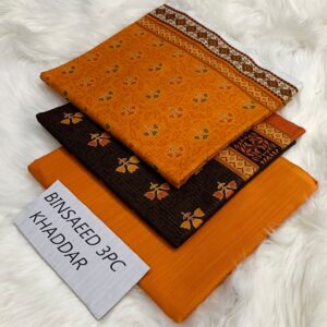 Bin Saeed Original Khaddar 3pc Suit