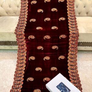 Luxury velvet shawls