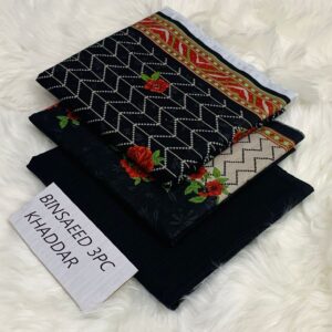Bin Saeed Original Khaddar 3pc Suit