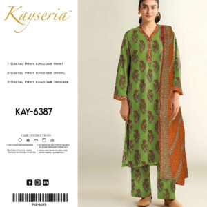 Printed Khaddar Suit